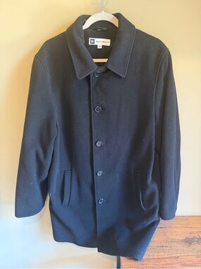 Bachrach Wool and Cashmere Pea Coat